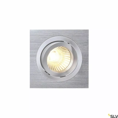 New Tria 1 lampa wbudowywana GU10 szczotkowane aluminium 111361