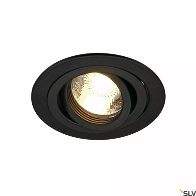 New Tria 1 lampa wbudowywana GU10 czarna 111710 SLV