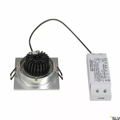 New Tria 1 Set lampa wbudowywana LED 8W 705lm 3000K szczotkowane aluminium 113916