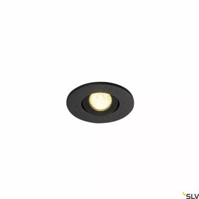 New Tria 45 lampa wbudowywana LED 4,4W 190lm 3000K czarna 113970 SLV