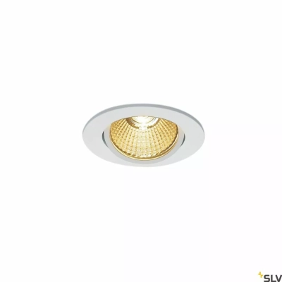 New Tria 68 I CS lampa sufitowa wbudowywana LED 11W 800lm 2700K 38° okrągła biała 1003066 SLV