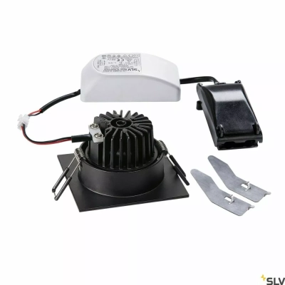 New Tria 68 I CS lampa sufitowa wbudowywana LED 11W 800lm 2700K 38° kwadratowa czarna 1003068