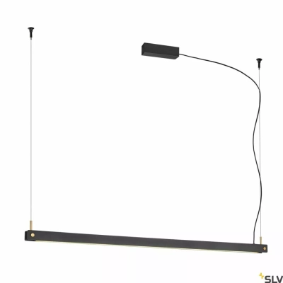 Noya PD Phase lampa wisząca LED 32W 2025lm 2700K, 3000K czarna 1003530 SLV