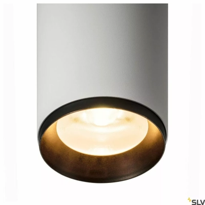 Numinos CL Dali L Ø10cm lampa sufitowa LED 28W 2440lm 2700K/3000K/4000K 24°/36°/60° biało-czarna