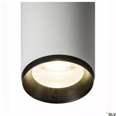 Numinos CL Phase L Ø10cm lampa sufitowa LED 28W 2440lm 2700K/3000K/4000K 24°/36°/60° biało-czarna