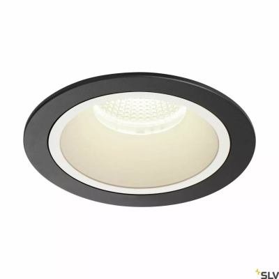 Spotline Numinos DL Ø 13 cm lampa wbudowywana LED 25,41 W 2250 lm 2700K/3000K/4000K 20°/40°/55° czarno-biała