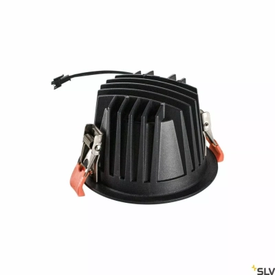 Numinos DL L Ø13cm lampa wbudowywana LED 25,41W 2150lm 2700K/3000K/4000K 20°/40°/55° czarno-chromowa