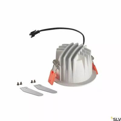 Numinos DL S Ø8cm lampa wbudowywana LED 8,6W 670lm 2700K/3000K/4000K 20°/40°/55° biało-czarna