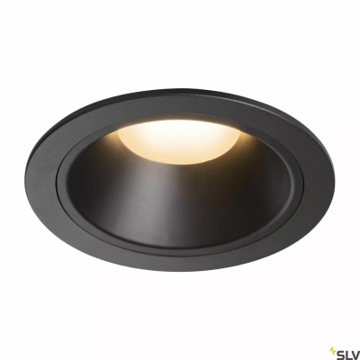 Spotline Numinos DL XL Ø 16 cm lampa wbudowywana LED 37,4 W 3300 lm 2700K/3000K/4000K 20°/40°/55° czarna