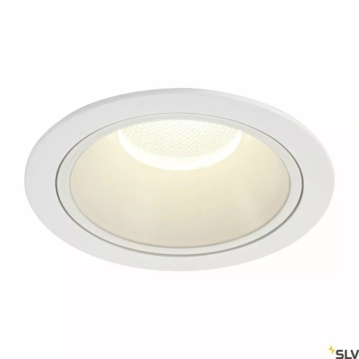 SLV Numinos DL XL Ø 16 cm lampa wbudowywana LED 37,4 W 3500 lm 2700K/3000K/4000K 20°/40°/55° biała