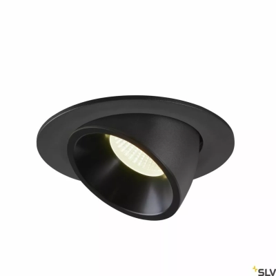 Numinos Gimble L Ø16cm lampa wbudowywana LED 25,4W 2150lm 2700K/3000K/4000K 20°/40°/55° czarna