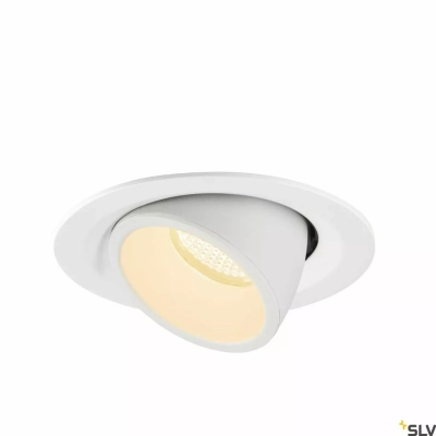 Numinos Gimble M Ø13,5cm lampa wbudowywana LED 17,5W 1600lm 2700K/3000K/4000K 20°/40°/55° biała