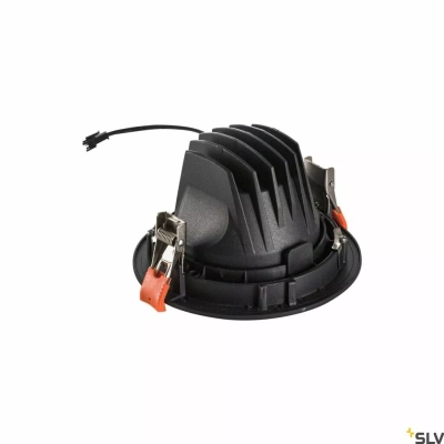 Numinos Move DL L Ø16cm lampa wbudowywana LED 25,41W 2150lm 2700K/3000K/4000K 20°/40°/55° czarno-chromowa