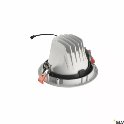 Numinos Move DL XL Ø19cm lampa wbudowywana LED 37,4W 3400lm 2700K/3000K/4000K 20°/40°/55° biało-chromowa