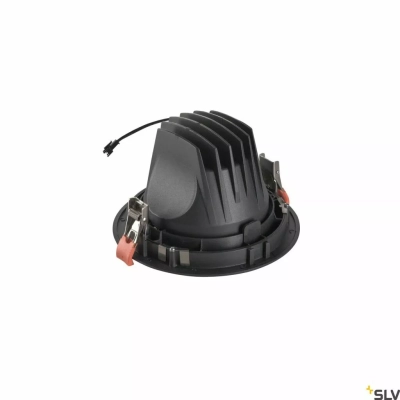 Numinos Move DL XL Ø19cm lampa wbudowywana LED 37,4W 3400lm 2700K/3000K/4000K 20°/40°/55° czarno-chromowa