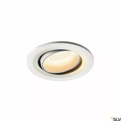 SLV Numinos Move DL S Ø 10 cm lampa wbudowywana LED 8,6 W 690 lm 2700K/3000K/4000K 20°/40°/55° biała