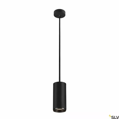 SLV Numinos PD Dali L Ø 10 cm lampa wisząca LED 28 W 2440 lm 2700K/3000K/4000K 24°/36°/60° czarna