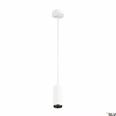 SLV Numinos PD Dali S Ø 6,5 cm lampa wisząca LED 10.42 W 985 lm 2700K/3000K/4000K 24°/36°/60° biało-czarna