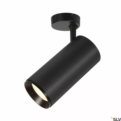 SLV Numinos Spot Dali XL Ø 12 cm reflektorek LED 36 W 2980 lm 2700K/3000K/4000K 24°/36°/60° czarnywy