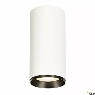 SLV Numinos CL Phase XL Ø 12 cm lampa sufitowa LED 36 W 2980 lm 2700K/3000K/4000K 24°/36°/60° biało-czarna