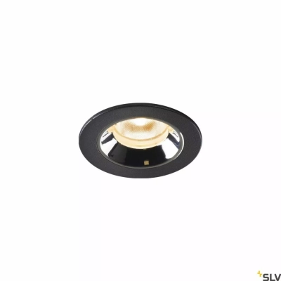 Spotline Numinos DL XS Ø 6,5 cm lampa wbudowywana LED 7 W 650 lm 2700K/3000K/4000K 20°/40°/55° czarno-chromowa