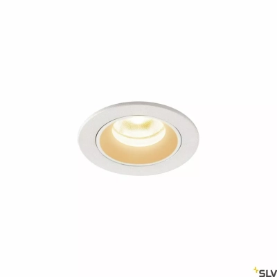 SLV Numinos DL XS Ø 6,5 cm lampa wbudowywana LED 7 W 650 lm 2700K/3000K/4000K 20°/40°/55° biała