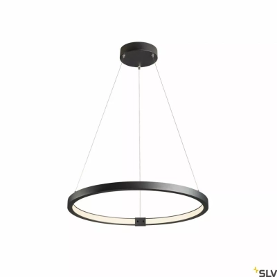 One 60 Dali lampa wisząca LED 24W 1550lm 3000K, 4000K czarna 1002909 SLV