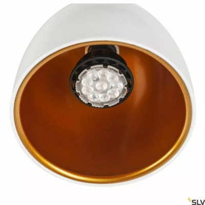 Para Cone 14 GU10 lampa do systemu 1-fazowego biały złoty 1002874