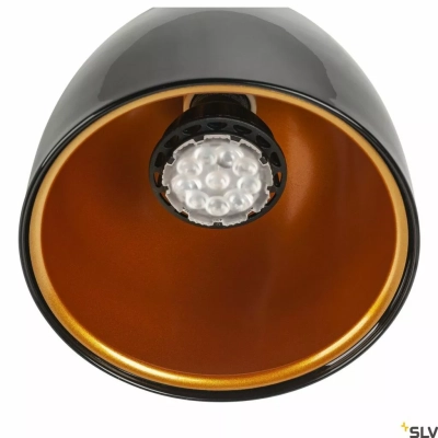 Para Cone 14 GU10 lampa do systemu 3-fazowego czarny złoty 1002876