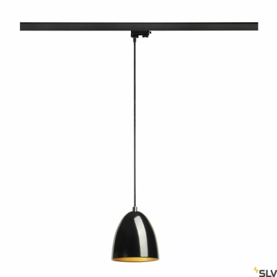 Para Cone 14 lampa wisząca do szyny 3-fazowej 1xGU10 czarny złoty 153140 SLV