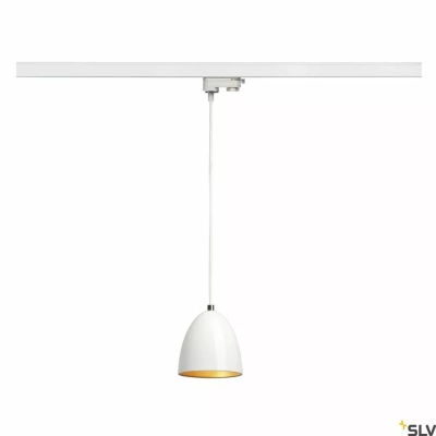 Para Cone 14 lampa wisząca do szyny 3-fazowej 1xGU10 biały złoty 153141 SLV