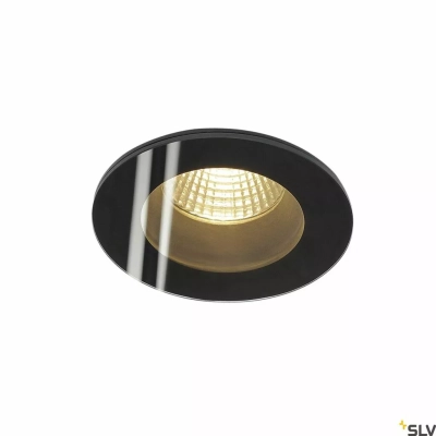 Patta-F lampa wbudowywana LED 11W 745lm 3000K czarna 38° 114440 SLV