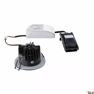 Patta-I lampa wbudowywana LED 11W 910lm 3000K czarna matowa 38° 114420