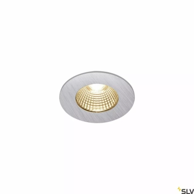 Patta-I DL lampa sufitowa wbudowywana LED 7,3W 440lm Dim-to-Warm 1800K-3000K IP65 srebrna 1002100 SLV