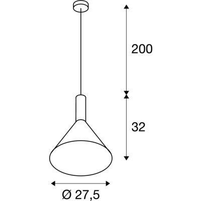 Phelia 275 E27 lampa wisząca czarna złota 1002949