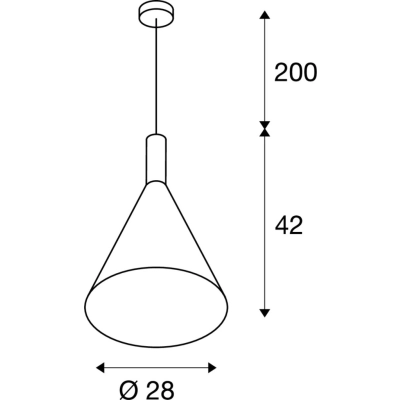 Phelia 280 E27 lampa wisząca czarny złoty 1002950