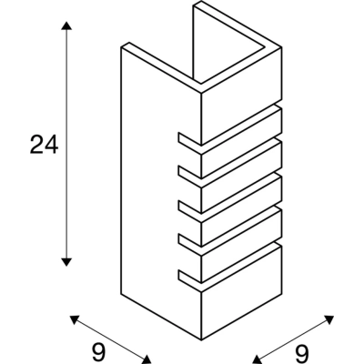 Plastra kinkiet 1xE14 biały gips 148010