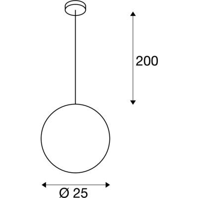 Rotoball 25 lampa wisząca 1xE27 srebrnoszary biały 165390