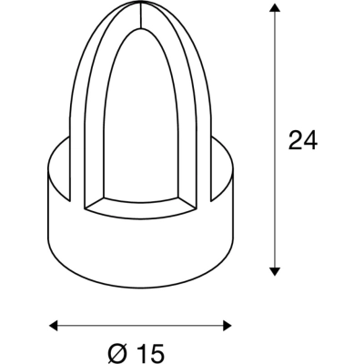 Rusty Cone lampa stojąca E14 IP54 zardzewiałe żelazo 229430