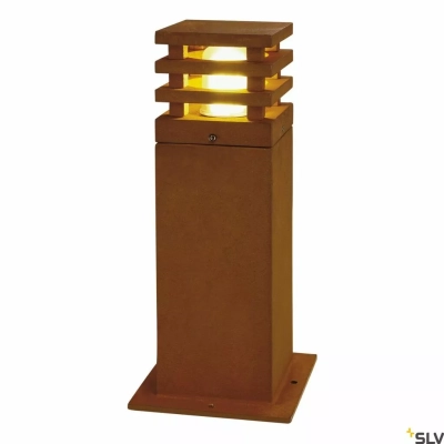 Rusty Square 40 lampa stojąca E27 IP55 żelazo zardzewiałe 229420 SLV