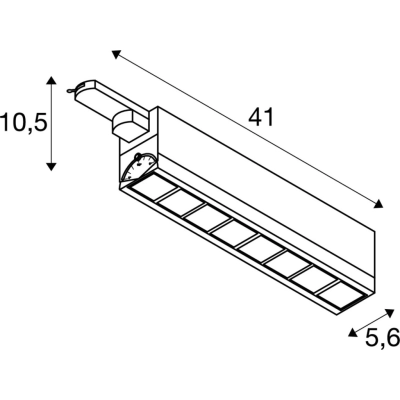 Sight Move 3-fazowy system czarny 3000K 26W 2700lm 1004686