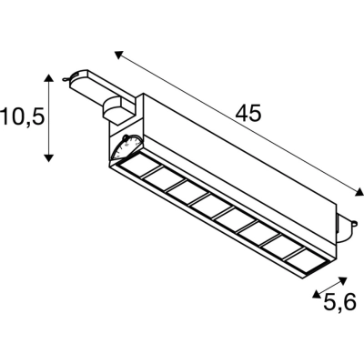 Sight Move Dali 3-fazowy system czarny 4000K 26W 3100lm 1004692