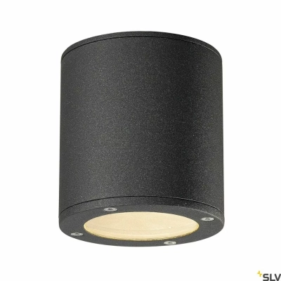 Sitra lampa sufitowa GX53 IP44 antracytowa 231545 SLV