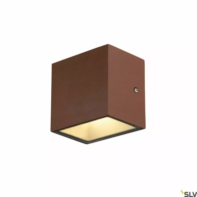 Sitra Cube WL kinkiet i sufitowa LED rdzawy IP44 3000K 10W 1002034 SLV