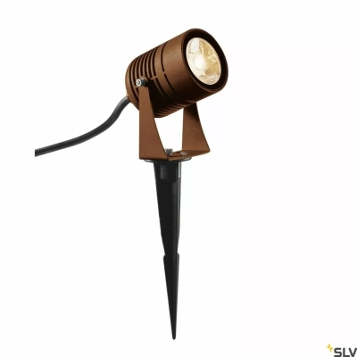 Spike lampa wbijana w grunt LED 6W 400lm 3000K IP55 40° rdzawy 1002203 SLV