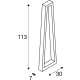 Bookat Pole Phase lampa stojąca 15W 1300lm 3000K 4000K CCT antracytowa 1005441