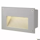 Brick Downunder kinkiet LED 1,4W 30lm 3000K IP54 srebrnoszara 229702 SLV