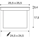 Dasar 225 lampa najazdowa LED 31W 1720lm 4000K IP67 stal nierdzewna 316 asymetryczna 229381