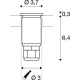 Dasar Mini 37 lampa najazdowa LED 2W 120lm 3000K 12-25V IP67 stal nierdzewna szczotkowana 233540