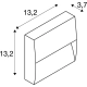 Downunder Out Square WL kinkiet LED 4,3W 160lm 3000K antracytowy 1002869